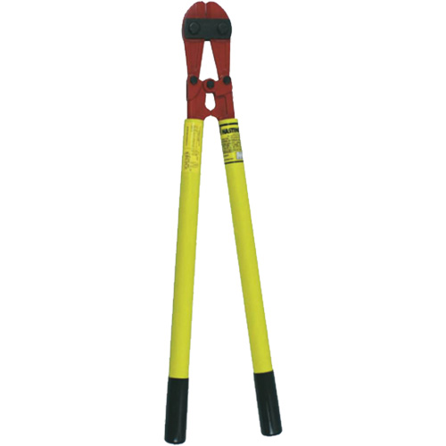 Bolt Cutters with Fiberglass Handles, Overall Length, 24", Cutting Blade Style, Center Cut, Handle Length, 16"