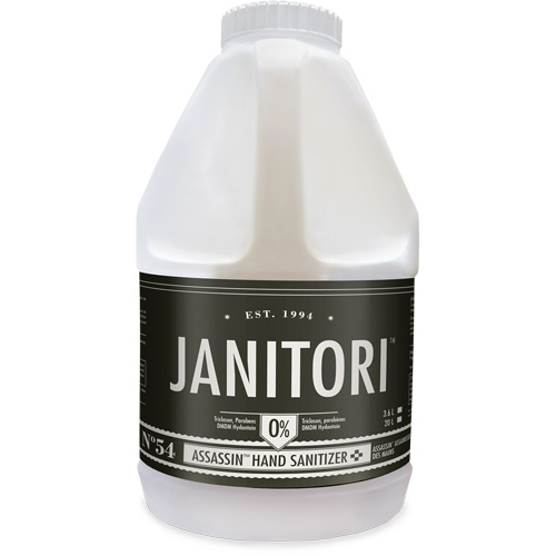 54 Assassin Hand Sanitizer, Alcohol Content, 70%, Container Type, Jug, Net Volume, 4000 ml, Fragrance, Scented, Scent, Citrus