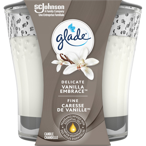 Glade® Jar Candle, Fragrance, Delicate Vanilla Embrace™, Type, Wax, Format, 96 g