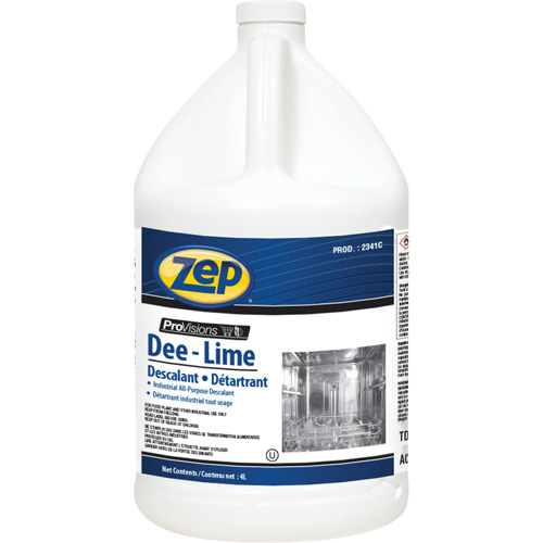 Dee-Lime Acidic Cleaner, Container Size, 4 L, Container Type, Jug