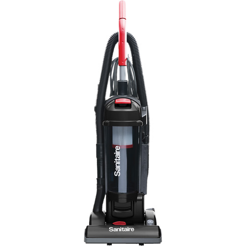 Force® QuietClean® Upright Vacuum, Cleaning Path Width, 13", Amperage, 10, Air Flow, 135 CFM, Capacity, 4.5 Quarts, Power Cord Length, 40', Colour, Black