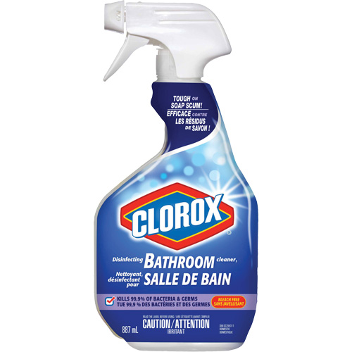 Disinfecting Bathroom Cleaner, Container Size, 887 ml, Container Type, Trigger Bottle