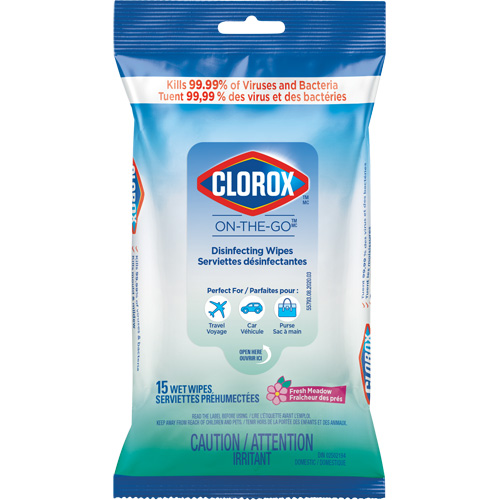 Disinfecting Wipes On the Go, No. of Wipes, 15
