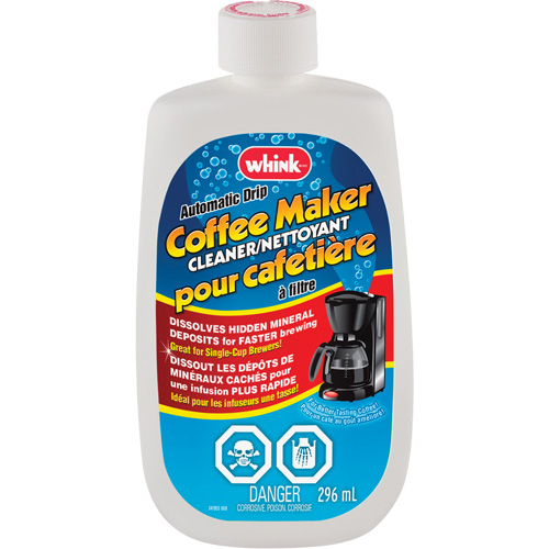 Whink® Automatic Drip Coffee Maker Cleaner, Format, 296 ml, Container Type, Bottle