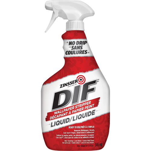 DIF® Fast-Acting Wallpaper Stripper, Net Volume, 946 ml, Container Type, Trigger Bottle
