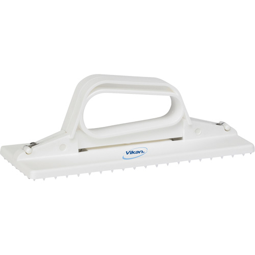 Handheld Cleaning Pad Holder, Length, 9-1/10", Width, 3-4/5", Colour, White, Height, 3"