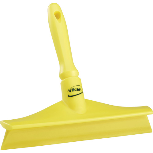 Ultra Hygiene Bench Squeegee, Colour, Yellow, Blade Length, 10", Width, 3-1/2", Height, 3-2/5"