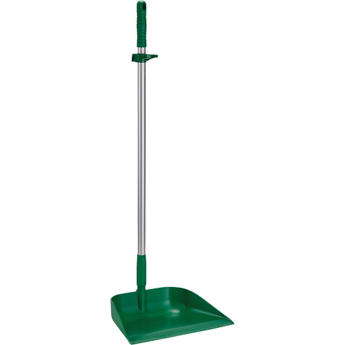 Upright Dustpan, Material, Plastic/Metal, Colour, Green, Length, 13", Width, 8"