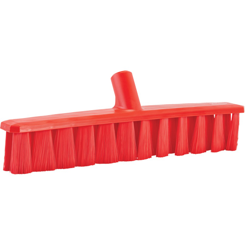 UST Soft Push Broom, Bristle Material, Polyester, Block Length, 15-1/4", Sweep Action, Fine, Bristle Colour, Red, Width, 1-7/8", Height, 4-3/4"