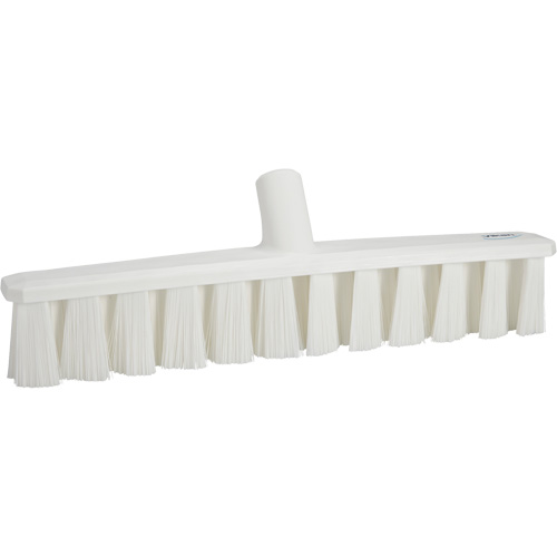 UST Soft Push Broom, Bristle Material, Polyester, Block Length, 15-1/4", Sweep Action, Fine, Bristle Colour, White, Width, 1-7/8", Height, 4-3/4"