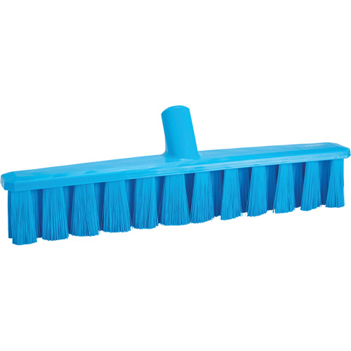 UST Push Broom, Bristle Material, Polyester, Block Length, 15-1/4", Sweep Action, Medium, Bristle Colour, Blue, Width, 1-7/8", Height, 4-3/4"