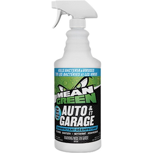 Mean Green® Auto & Garage Disinfectant, Size, 1.18 L, Container Type, Trigger Bottle