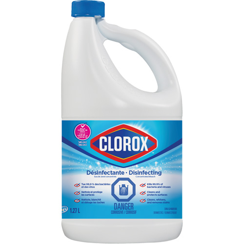 Disinfecting Bleach, Container Size, 1.27 L, Container Type, Jug