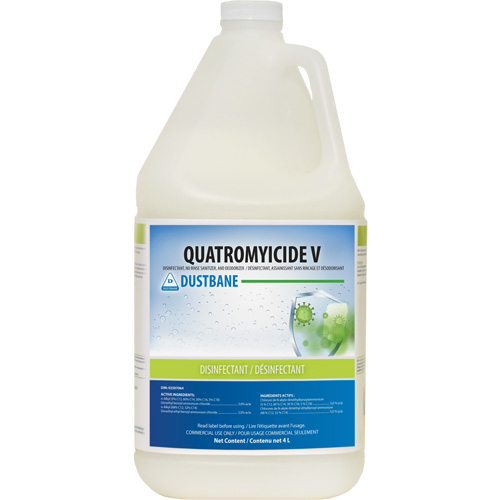 Quatromyicide V Disinfectant, Sanitizer & Deodorizer, Container Size, 4 L, Container Type, Jug, Disinfection Dilution Ratio, 22 ml / 4 L, Hospital Disinfection Dilution Ratio, 22 ml / 4 L