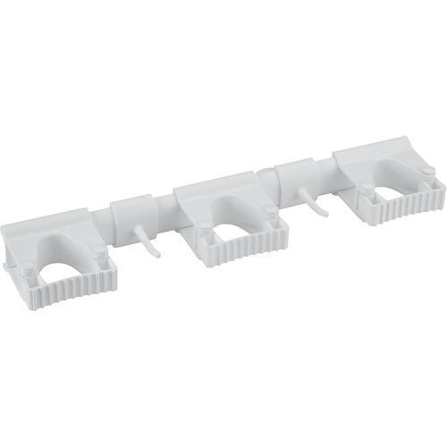 Hygienic Hi-Flex Wall Bracket System, Colour, White, Grip Band Module Capacity, 1.1" - 1.3" Diameter