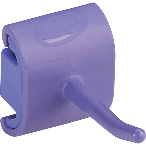 Single Hook Module for Hygienic Wall Bracket, Colour, Purple, Capacity, 6.61 lbs.