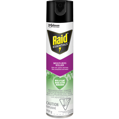 Raid® Essentials™ Multi-Bug Killer, Net Volume, 350 g, Container Type, Aerosol Can