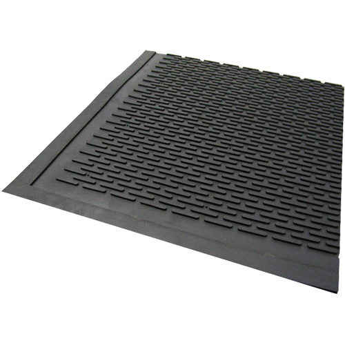 Outdoor Mat, Width, 3', Length, 5', Type, Scraper, Thickness, 1/4", Recycled Content, 22%, Face Style, Scraper Bars
