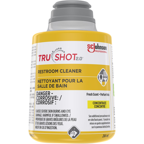 TruShot 2.0™ Restroom Cleaner, Container Size, 266 ml, Container Type, Trigger Bottle, Colour, Clear, pH, 1.72