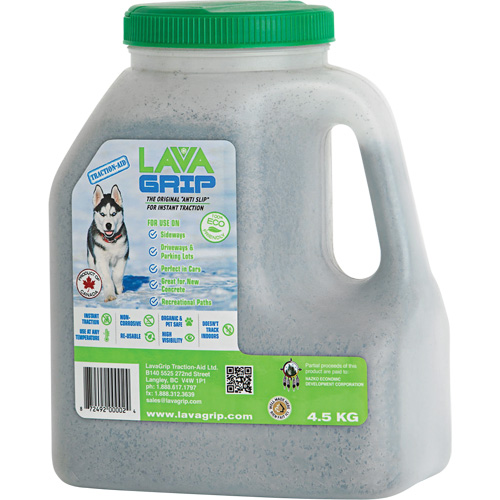 LavaGrip Traction-Aid, Container Size, 9.9 lbs. (4.5 kg), Container Type, Jug