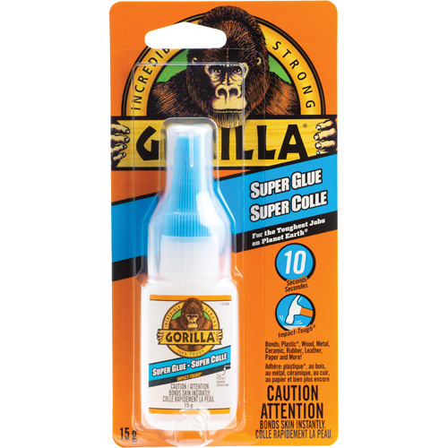 Super Glue, Format, 15 g, Container Type, Bottle, Colour, Clear, Service Temperature, -65° to 220° F