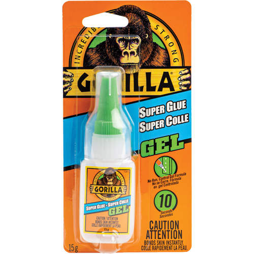Super Glue Gel, Format, 15 g, Container Type, Bottle, Colour, Clear, Service Temperature, -65° to 220° F