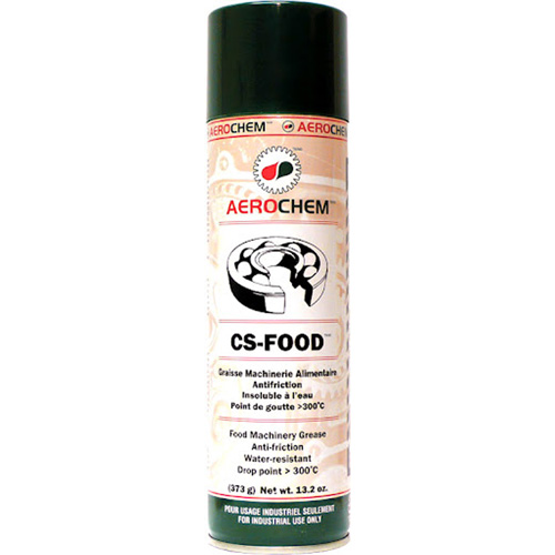 Aerochem CS-Food Anti-Friction Grease, Format, 373 g, Container Type, Aerosol Can, Colour, Tan, Temperature Range, -30°C to 260°C