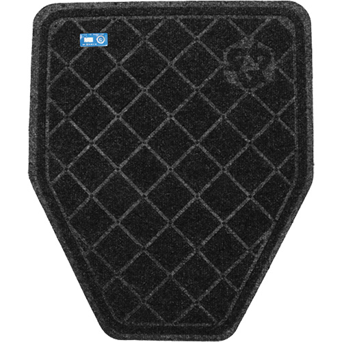 CleanShield Urinal Mats, Surface Material, Solution-Dyed PET, Backing Material, Repositionable Adhesive Film