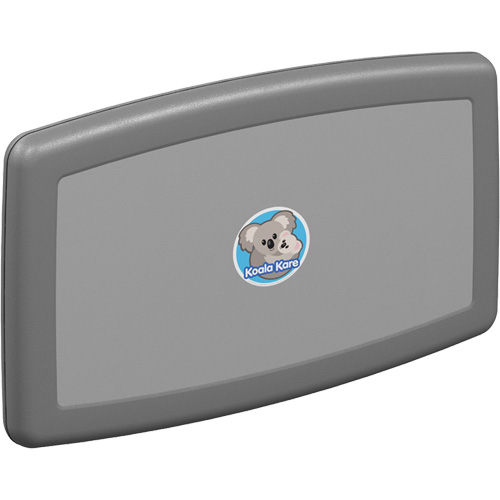 Koala Kare KB300 Horizontal Baby Changing Station, Width, 20-3/4", Length, 35-15/16", Closed Depth, 4", Open Extension, 21-3/16"