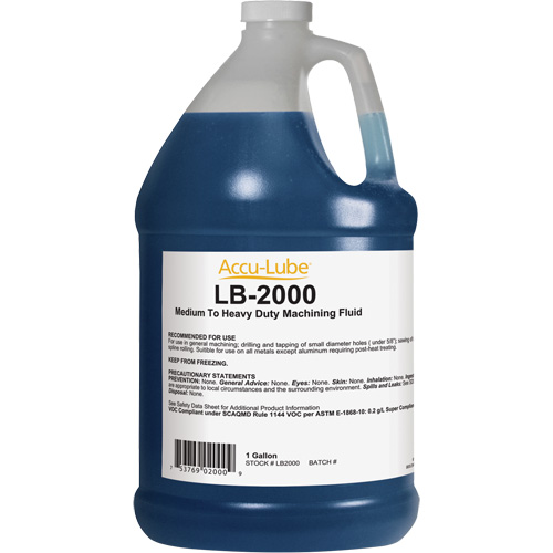 General Purpose MQL Machining Fluid, Format, 4 L, Container Type, Jug