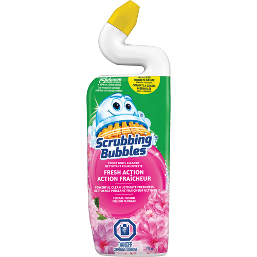 Scrubbing Bubbles® Triple Action Toilet Bowl Cleaner, Container Size, 710 ml, Container Type, Bottle, Scent, Floral Fusion