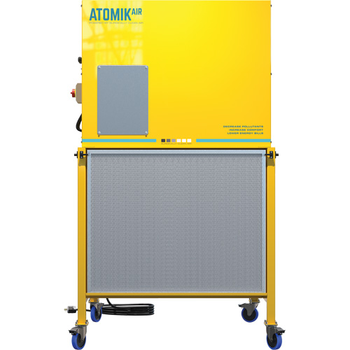 Atomik Air® 240V Air Quality Control, Type, Industrial, Coverage, 40 000 sq. ft., Manufacturer's Warranty, 1-Year Parts & Labor, Dimensions, 56" x 56" x 86.5"
