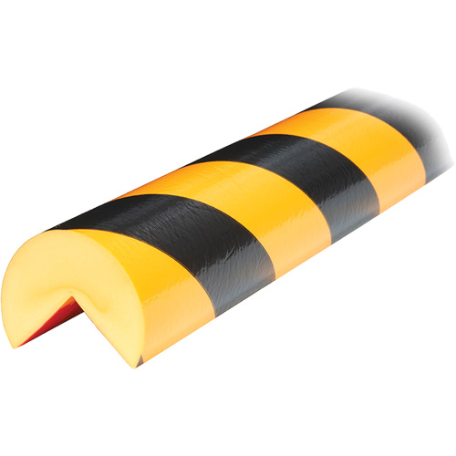 A Plus Profile 1M Corner Protection Bumper Guard, Dimensions, 40" x 3" x 3", Colour, Black & Yellow