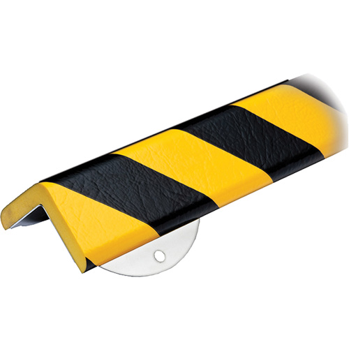 WPK-H+ Profile 1M Corner Protection Bumper Guard Wall Protection Kit, Dimensions, 40" x 3" x 3", Colour, Black & Yellow