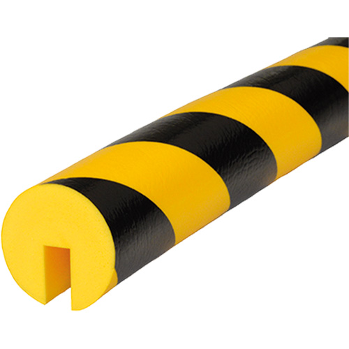 B+ Profile 1M Edge Protection Bumper Guard, Overall Length, 3.25', Dimensions, 39" x 2" x 2", Colour, Black & Yellow