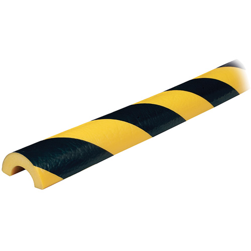 R30 Profile 5M Pipe Protection Bumper Guard, Overall Length, 2', Dimensions, 24" x 24" x 3", Colour, Black & Yellow