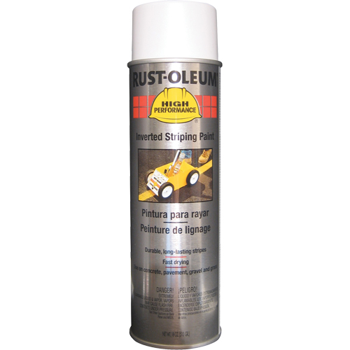 High Performance 2300 System Inverted Striping Spray Paint, Container Type, Aerosol Can, Colour Family, White, Colour, White, Container Size, 20 oz.