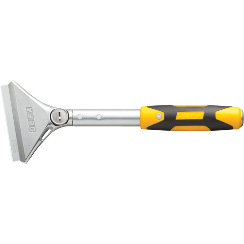 OLFA® XSR-300 Extra-Heavy-Duty Scraper, Blade Material, Steel, Blade Width, 4", Blade Length, 1/2", Handle Material, Metal, Arm Length, 300 mm