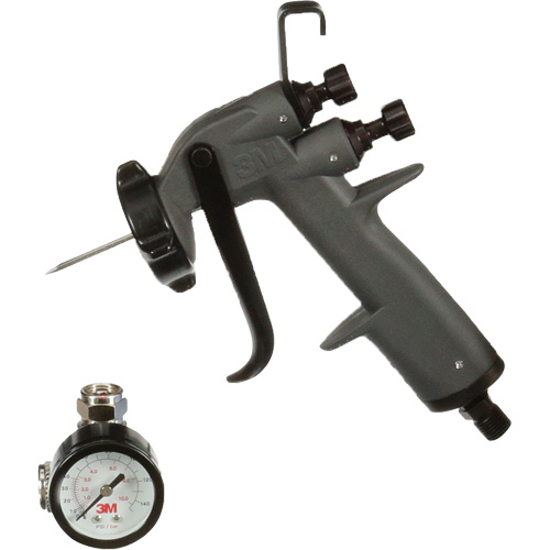 Performance Industrial Spray Gun, Air Inlet, 1/4" NPT, Air Consumption, 13 SCFM, Capacity, Tankless
