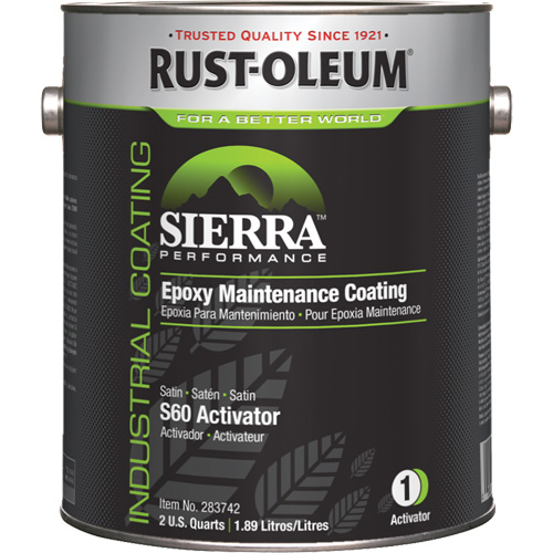 Sierra™ S60 Water-Based Epoxy Maintenance Coating Part 1 Activator, Container Type, Gallon, Container Size, 1 gal., Finish, Satin