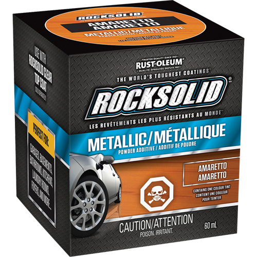 RockSolid® Metallic Powder Additive, Colour Family, Orange, Colour, Amaretto, Container Type, Bottle, Container Size, 60 mL, Colour Name, Amaretto