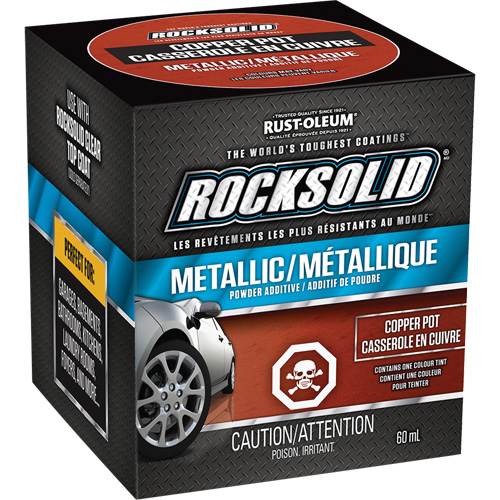 RockSolid® Metallic Powder Additive, Colour Family, Orange, Colour, Copper Pot, Container Type, Bottle, Container Size, 60 mL, Colour Name, Copper Pot
