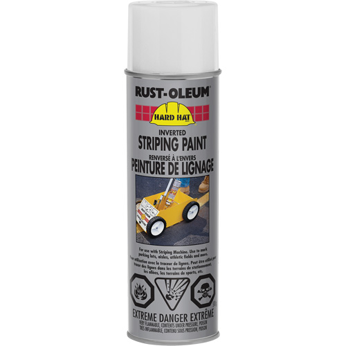 Inverted Marking Paint Spray, Container Type, Aerosol Can, Colour Family, White, Colour, White, Container Size, 510 g