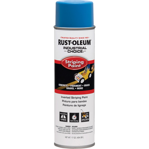 S1600 System Inverted Striping Paint, Container Type, Aerosol Can, Colour Family, Blue, Colour, Dark Blue, Container Size, 18 oz.