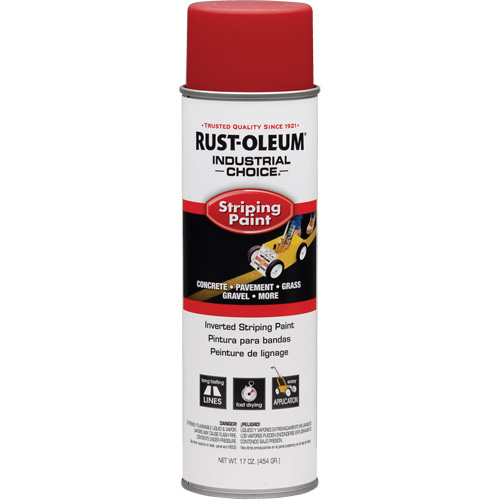 S1600 System Inverted Striping Paint, Container Type, Aerosol Can, Colour Family, Red, Colour, Red, Container Size, 18 oz.