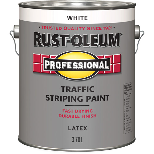 Traffic Striping Paint, Container Type, Jug, Colour Family, White, Colour, White, Container Size, 3.78 L