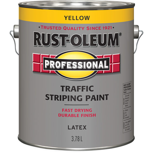 Traffic Striping Paint, Container Type, Jug, Colour Family, Yellow, Colour, Yellow, Container Size, 3.78 L