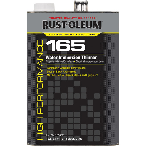 165 Water Immersion Thinner, Container Type, Gallon, Size, 1 gal., Container Size, 1 gal.
