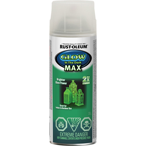 Specialty Glow-in-the-Dark Max Paint, Container Type, Aerosol Can, Colour Family, Clear, Colour, Clear, Container Size, 283 g