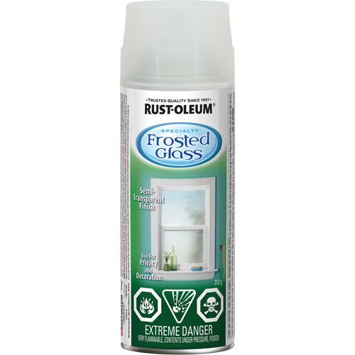 Specialty Spray Paint, Container Type, Aerosol Can, Colour Family, Clear, Colour, Frosted Glass, Container Size, 312 g, Colour Name, Frosted Glass